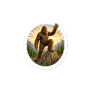 Bigfoot Climbin' vinyl decals