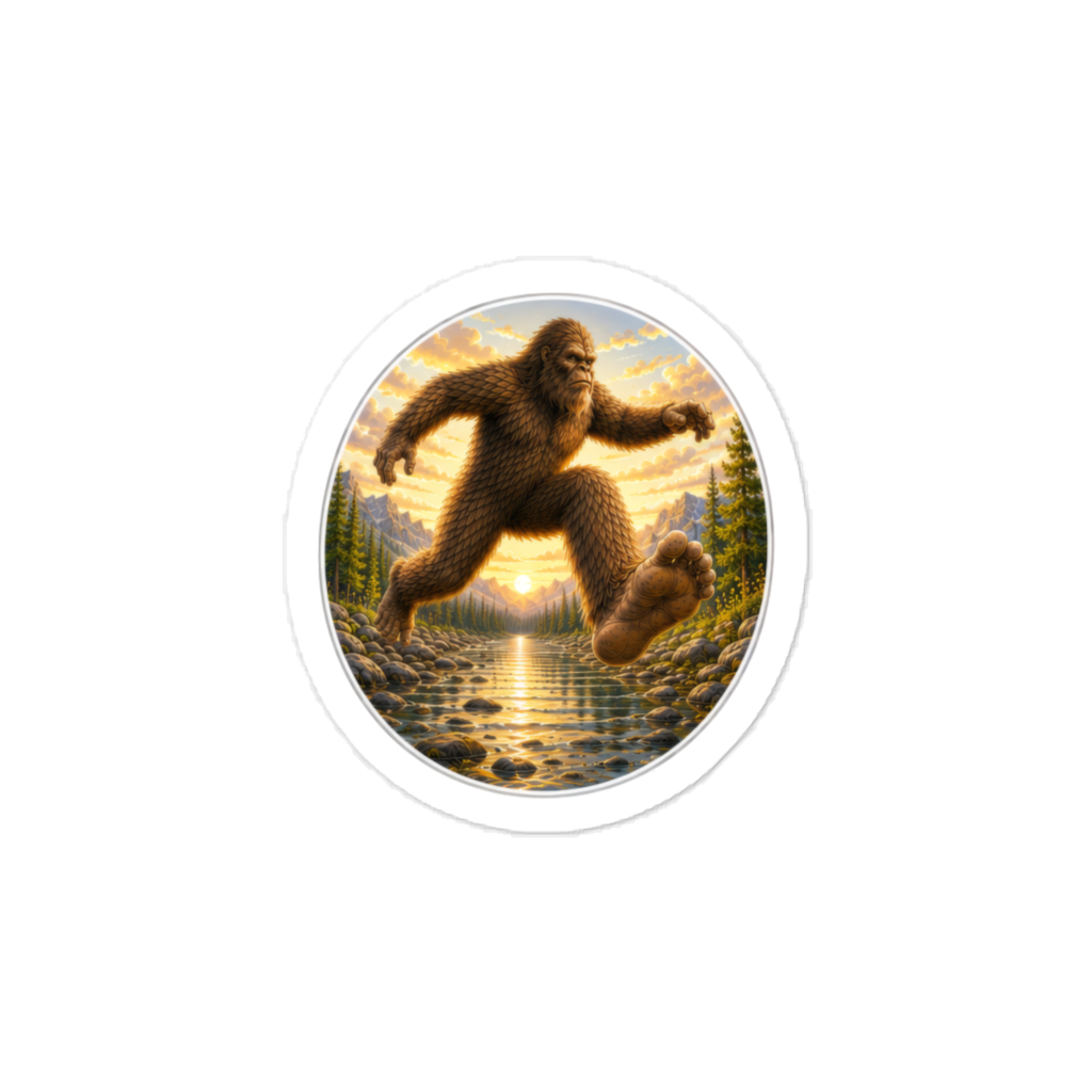 Bigfoot Jumpin' vinyl decals