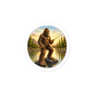 Bigfoot Fishin' vinyl decals