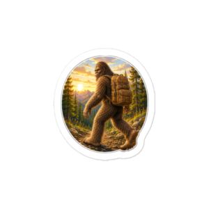 Bigfoot Hikin' vinyl decals