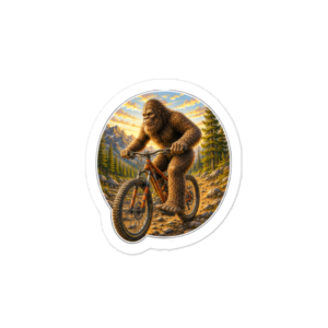 Bigfoot Mountain Bikin' vinyl decals