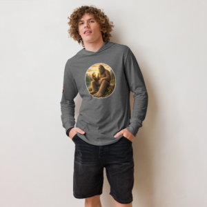 Bigfoot Chillin' hooded long-sleeve tee