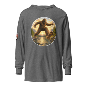 Bigfoot Jumpin' hooded long-sleeve tee