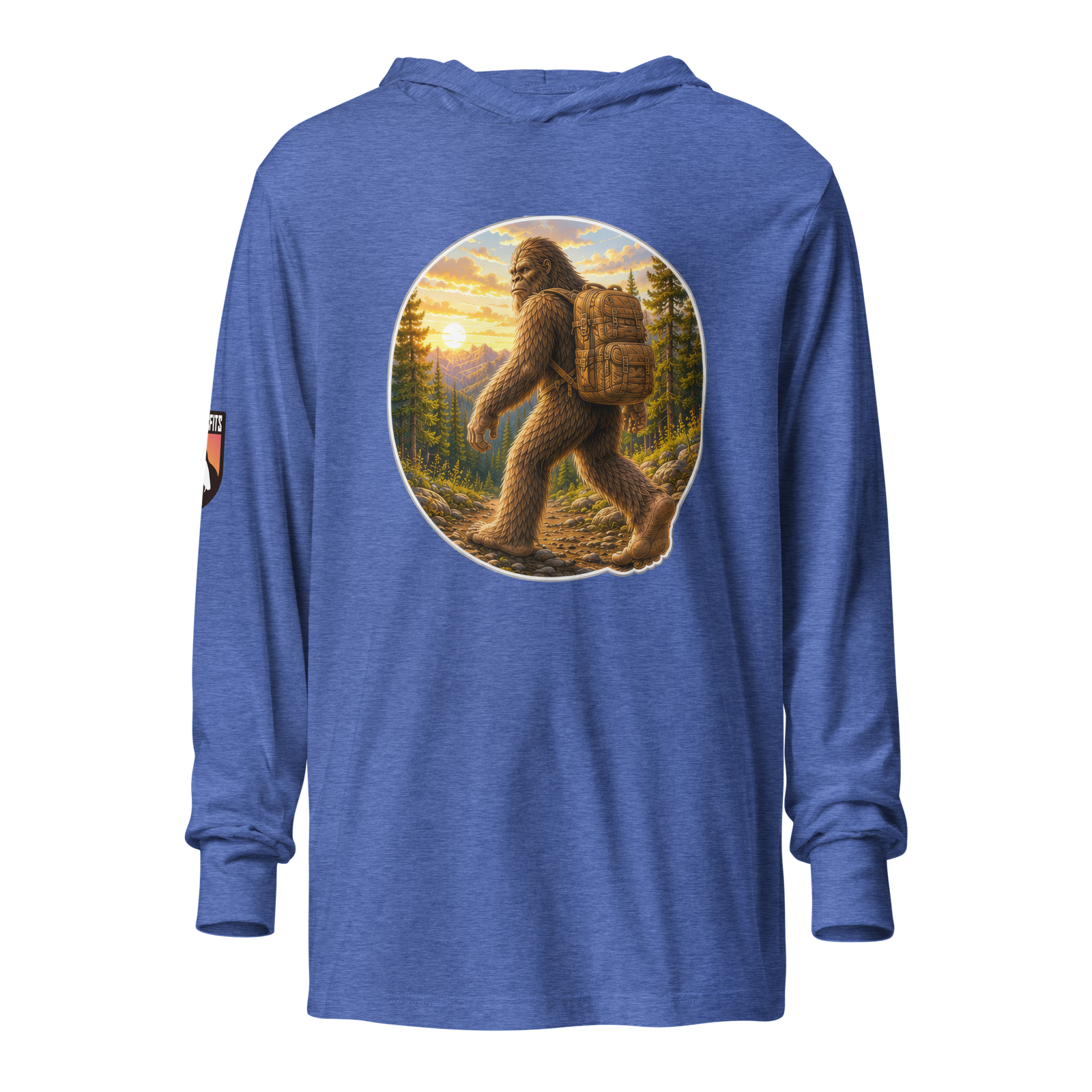 Bigfoot Hikin' hooded long-sleeve tee - Image 2