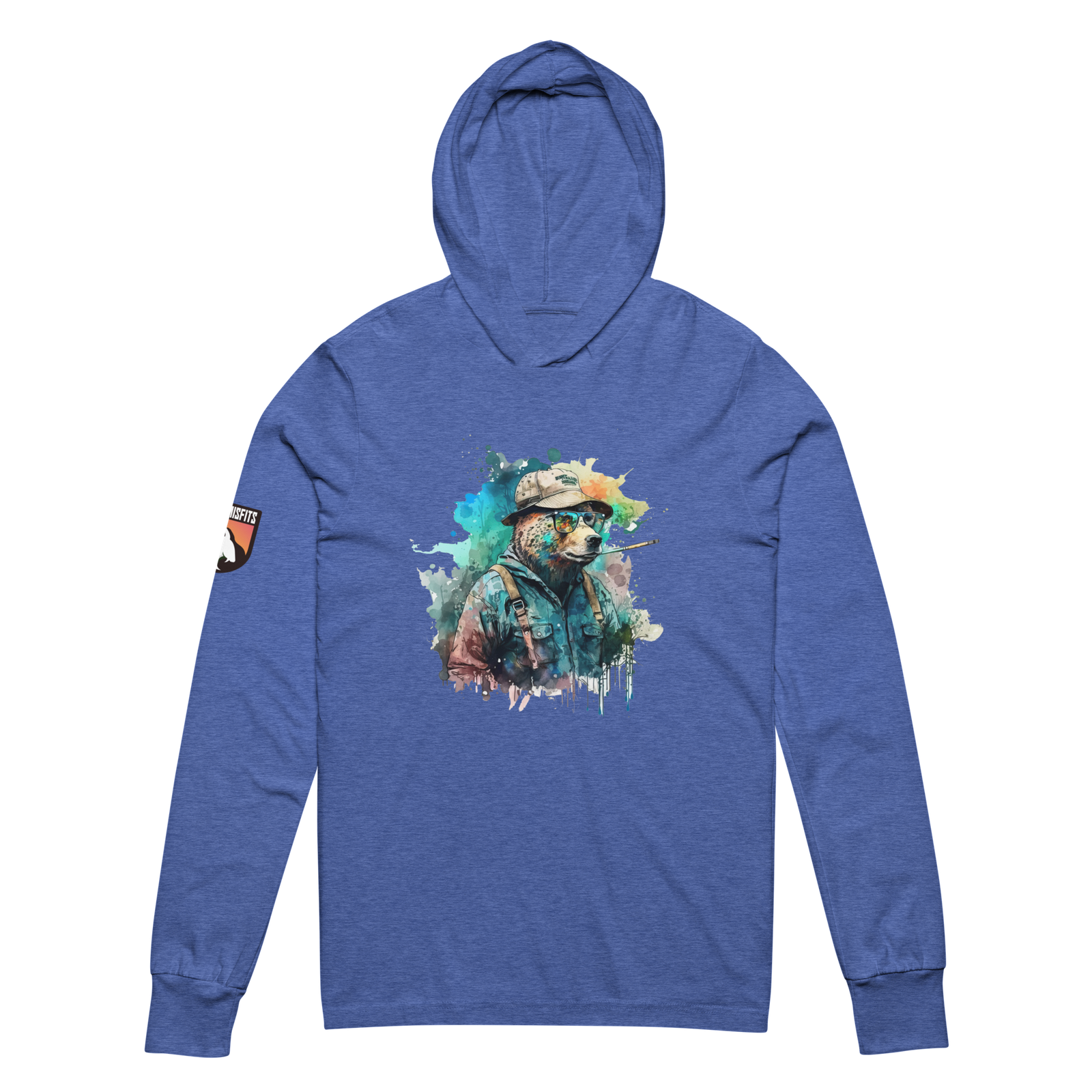 Cigars & Cutthroat hooded long-sleeve tee - Image 4