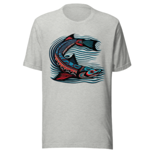 Haida-inspired White Sturgeon t-shirt