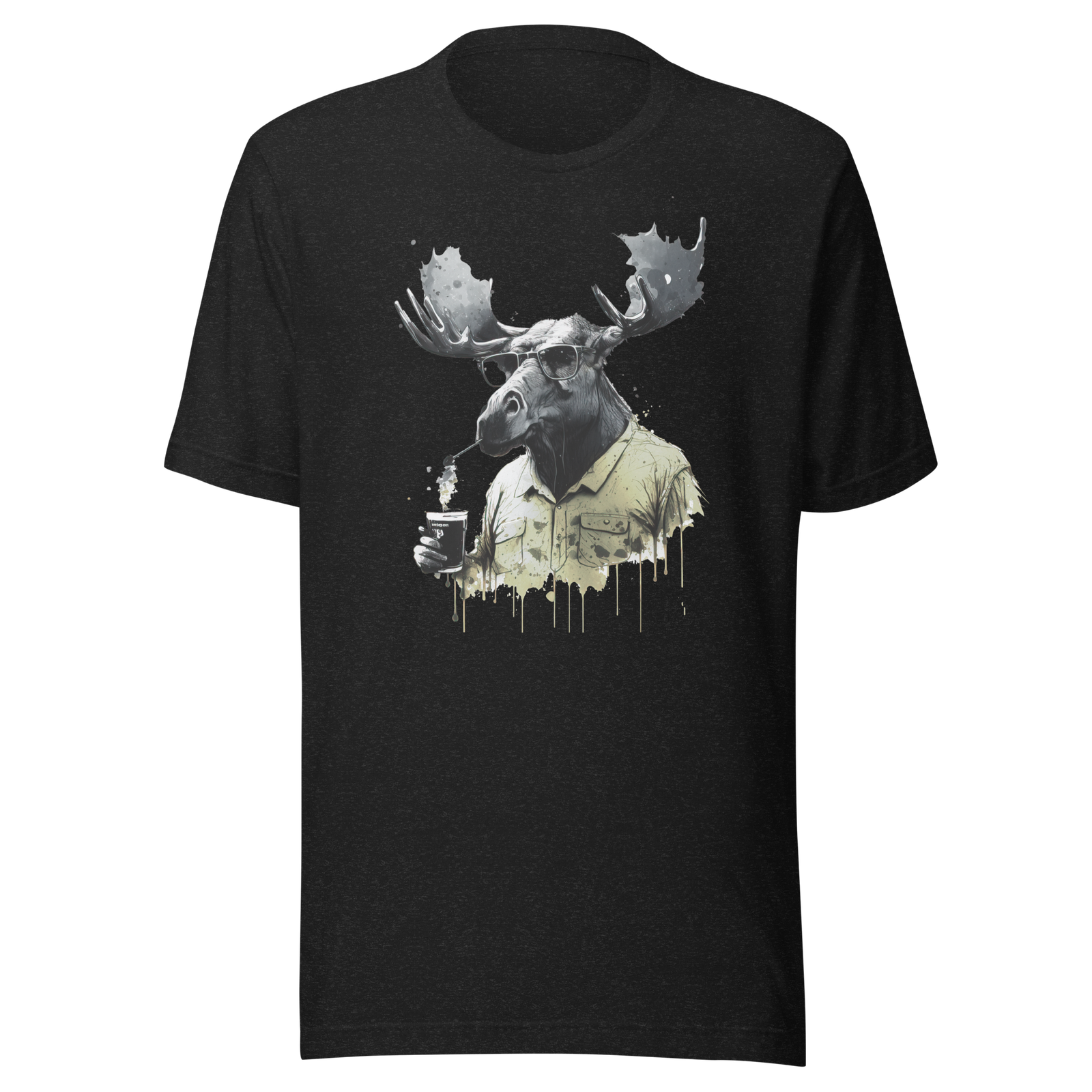 Running on Black Coffee t-shirt - Image 3