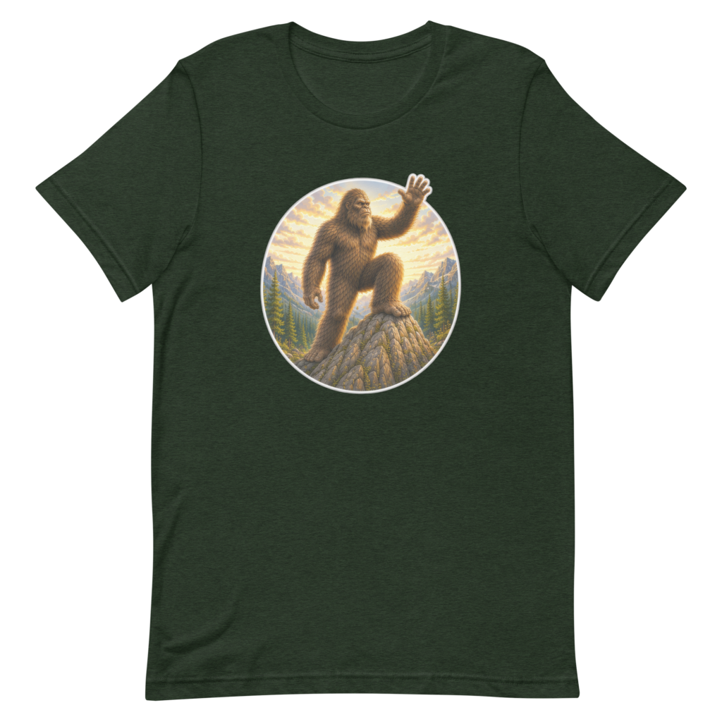 Bigfoot Climbin' t-shirt
