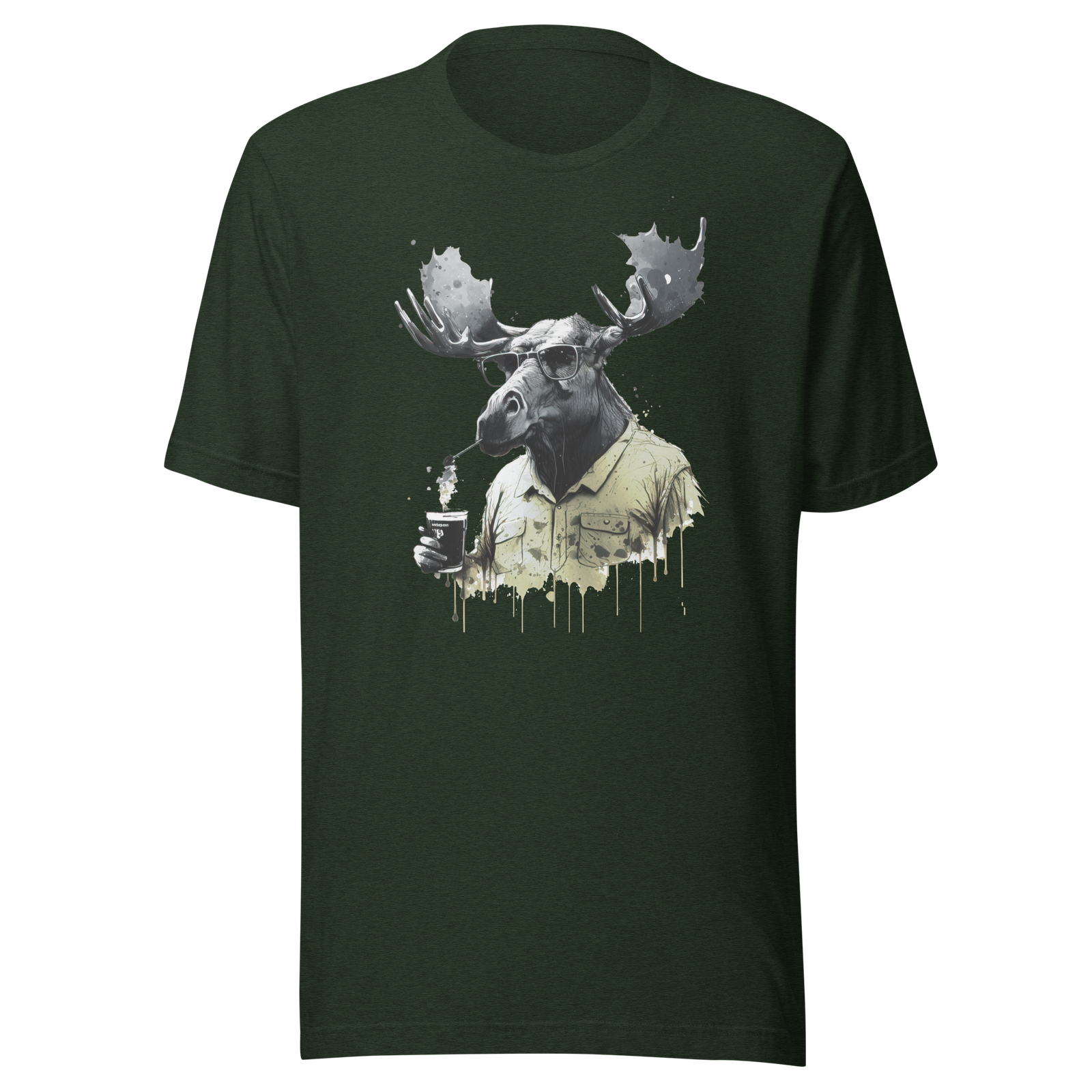 Running on Black Coffee t-shirt - Image 4