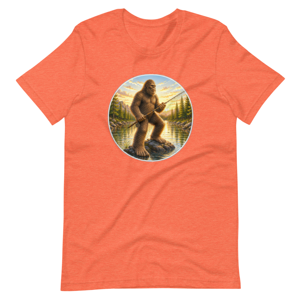 Bigfoot Fishin' t-shirt