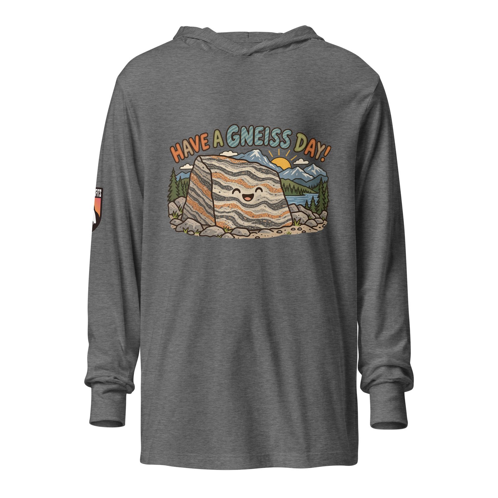 Have a Gneiss Day Hooded long-sleeve tee - Image 2