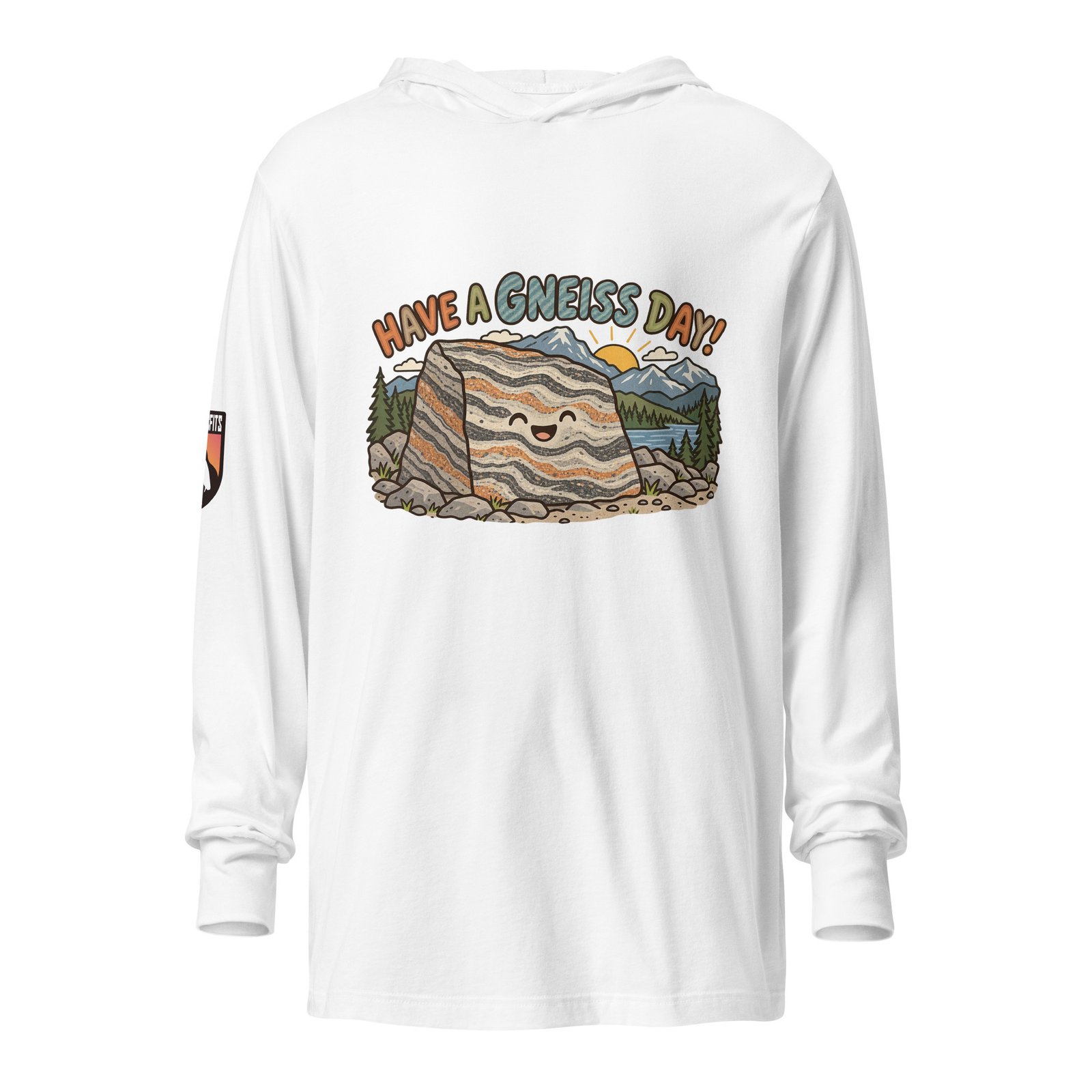 Have a Gneiss Day Hooded long-sleeve tee - Image 3